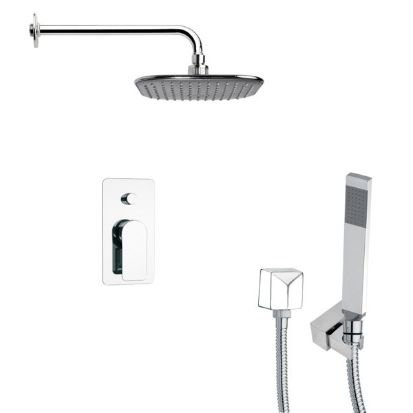 Remer by Nameek's Orsino Complete Shower System with Rough inValve
